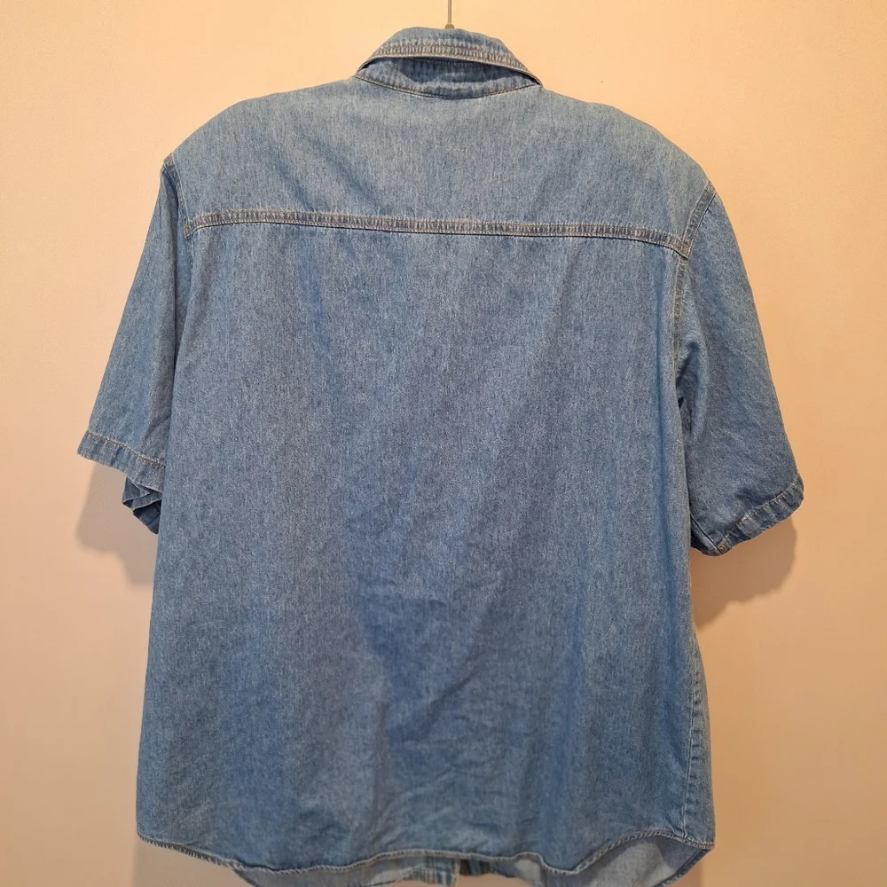 Vintage Denim Bedazzled Button Down - Picture 8 of 9